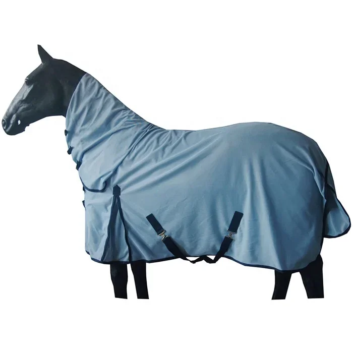 Tapis de cheval standard en maille pour l'été, drap mouche