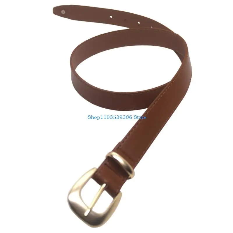 

400A Stylish Golden Clasp Belt Adjustable Waistband For Men And Women Fashion Sash