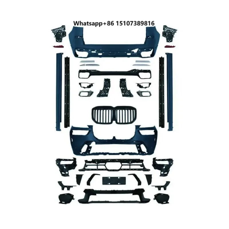 New High Quality Sport Style Body Kits Front Rear Bumpers Side Skirts Grilles Plug+Play Bolt-On for X7 G07 2019-2025