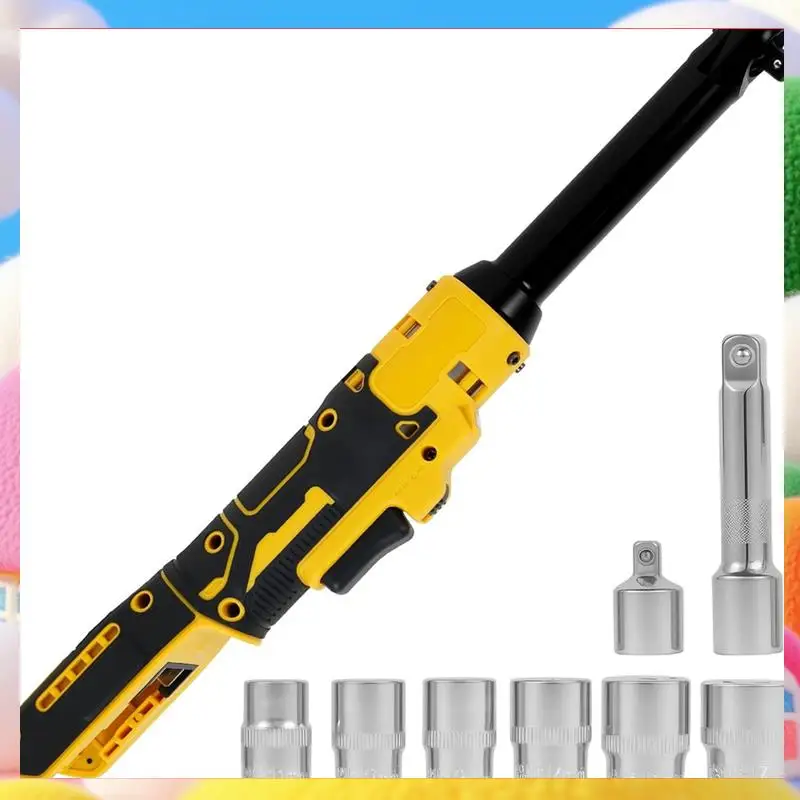

Extended Ratchet Wrench Extended Ratchet Tool 3" Extension Bar & 1/4" Adapter, Cordless Ratchet Wrench-ABUA