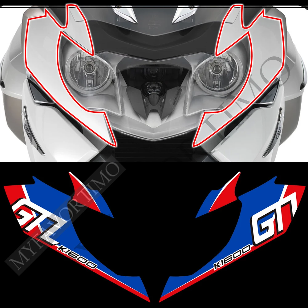 

Motorcycle Tank Pad Stickers Windshield Windscreen Protector Fairing Fender Trunk Luggage For BMW K1600GTL K1600 K 1600 GTL