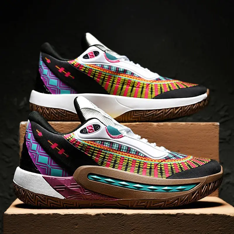 Classic brand youth basketball trainers comfortable non-slip outdoor sports shoes 36-45 high quality low-top basketball shoes