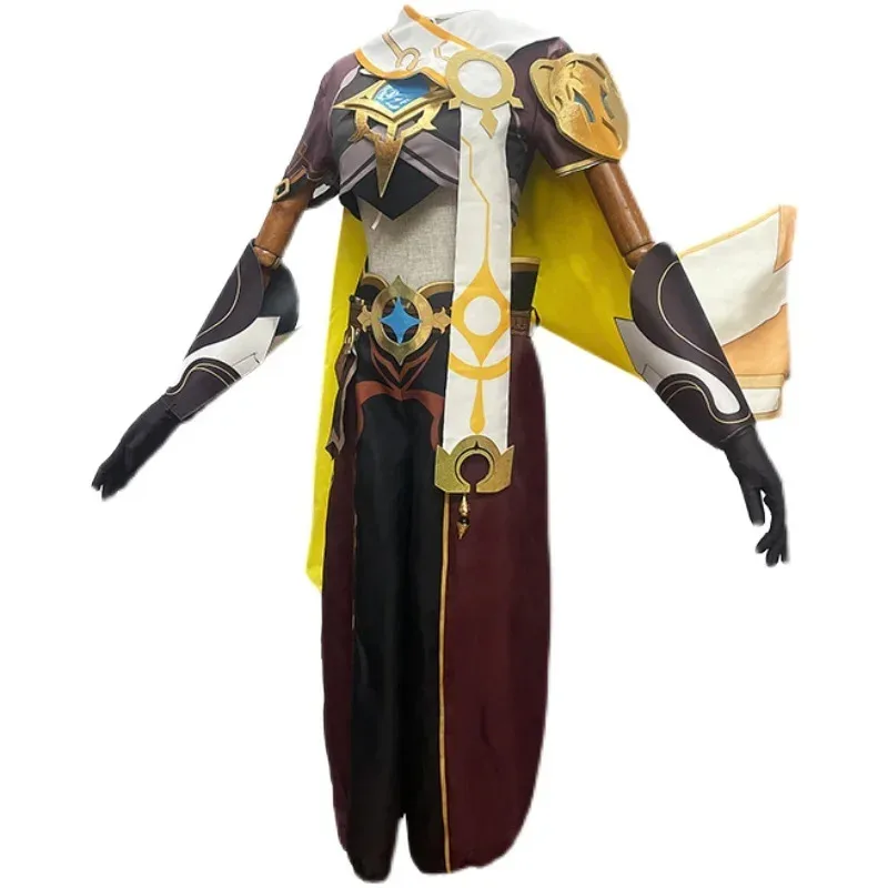 

NewAnime Game Genshin Impact Traveler Aether Cosplay Costume Wig Uniform Shoes Boots Halloween Party Outfit Costumes For Wom ZT0