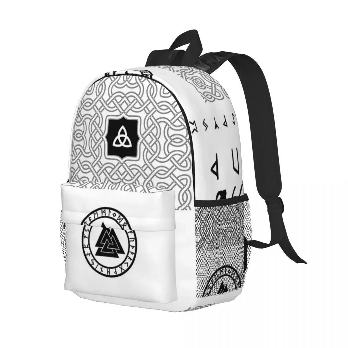 Valknut II Rune Circle (Variant I) zaini ragazzi ragazze Bookbag moda bambini borse da scuola zaino per Laptop borsa a tracolla