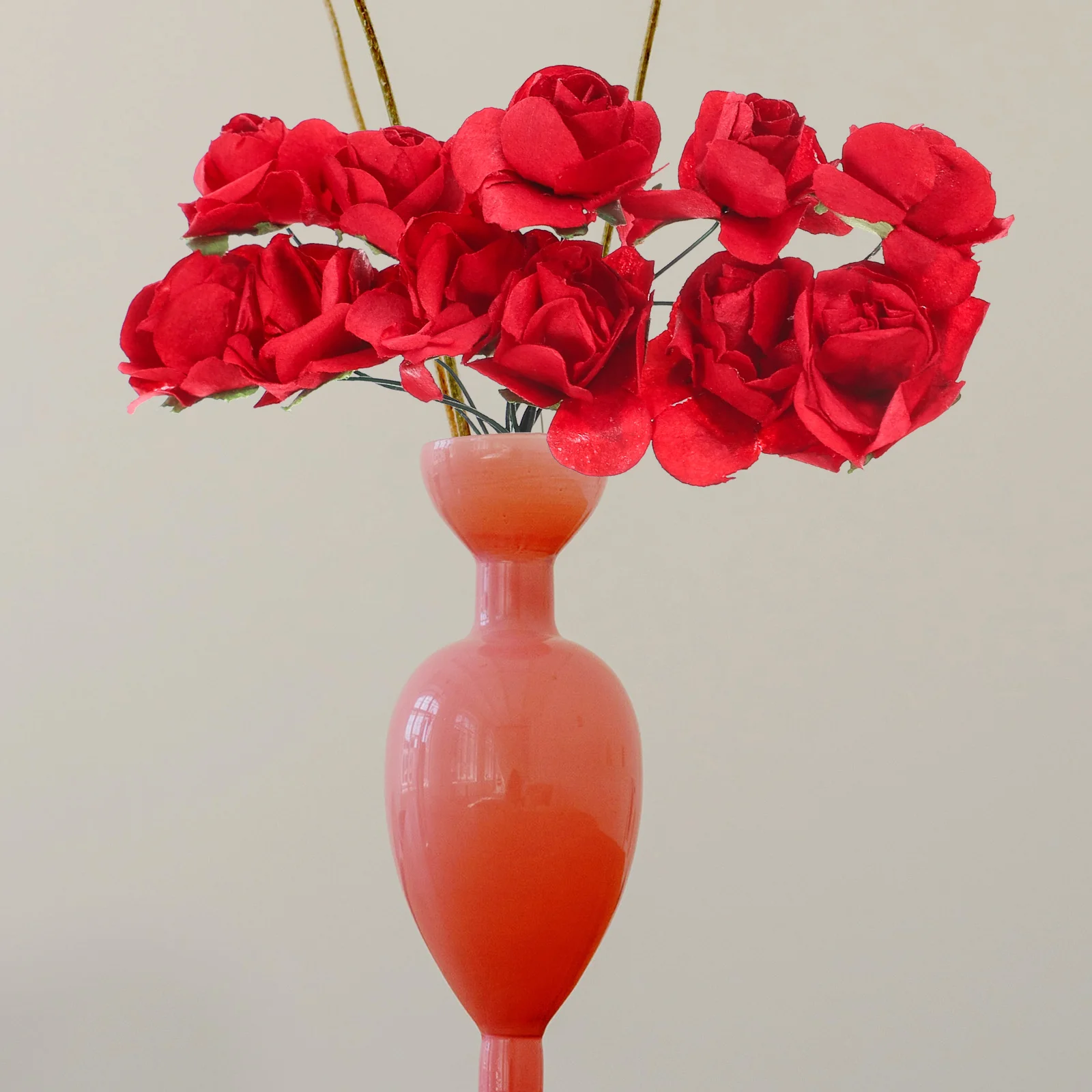 

144pcs Artificial Rose Paper Flowers Simulation Imitation Wedding Party Diy Craft Decoration Home Store Restaurant Scene Layout