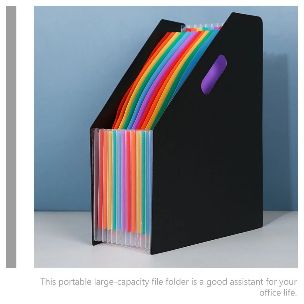 

A4 Large St Document Folder Plastic St Document Plastic Bills Pouch ganizer able Receipts Folder Black