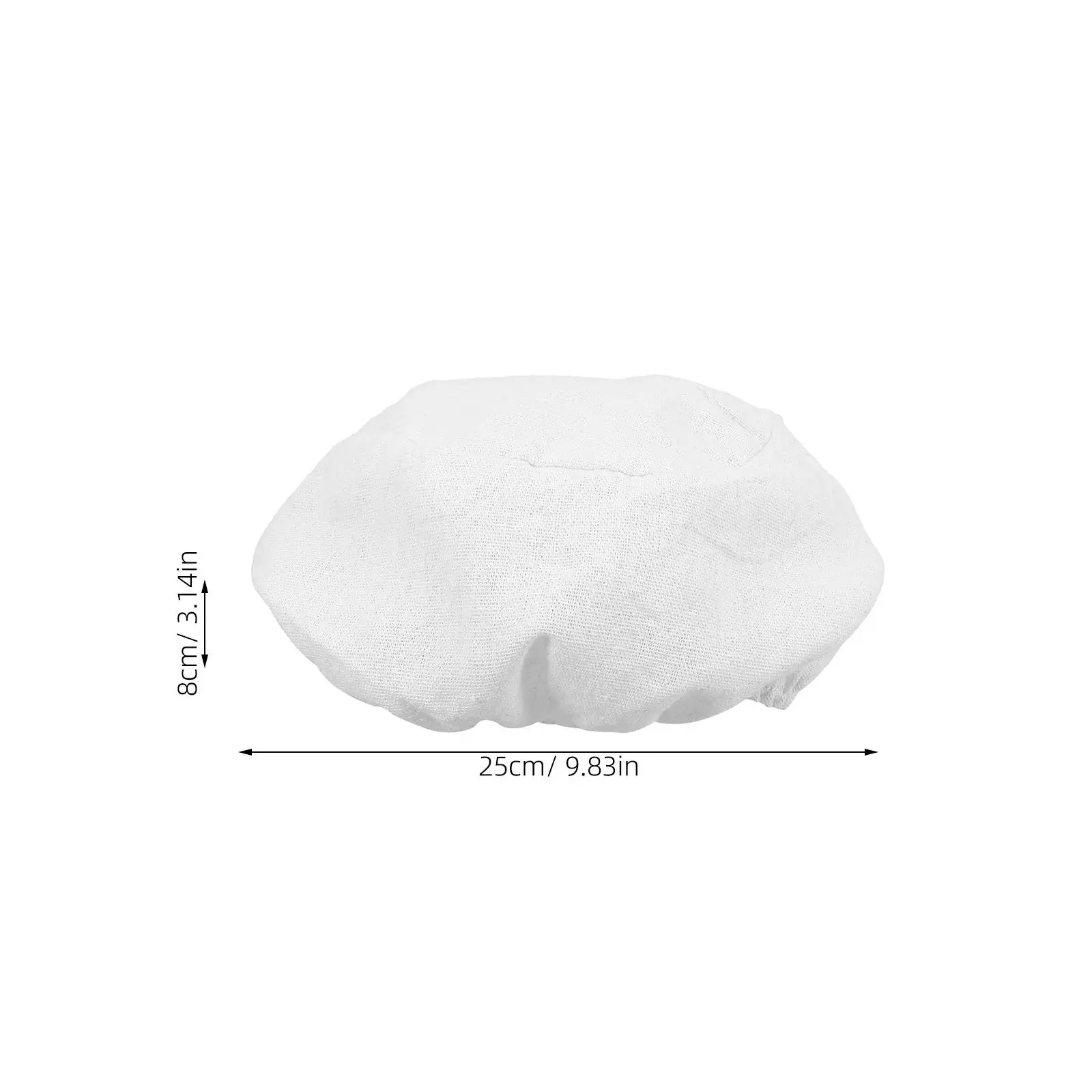 4Pcs Linen Bread Proofing Basket Liners Sourdough Dough Basket Covers Reusable Bread Baking Cloth Fermentation Liners