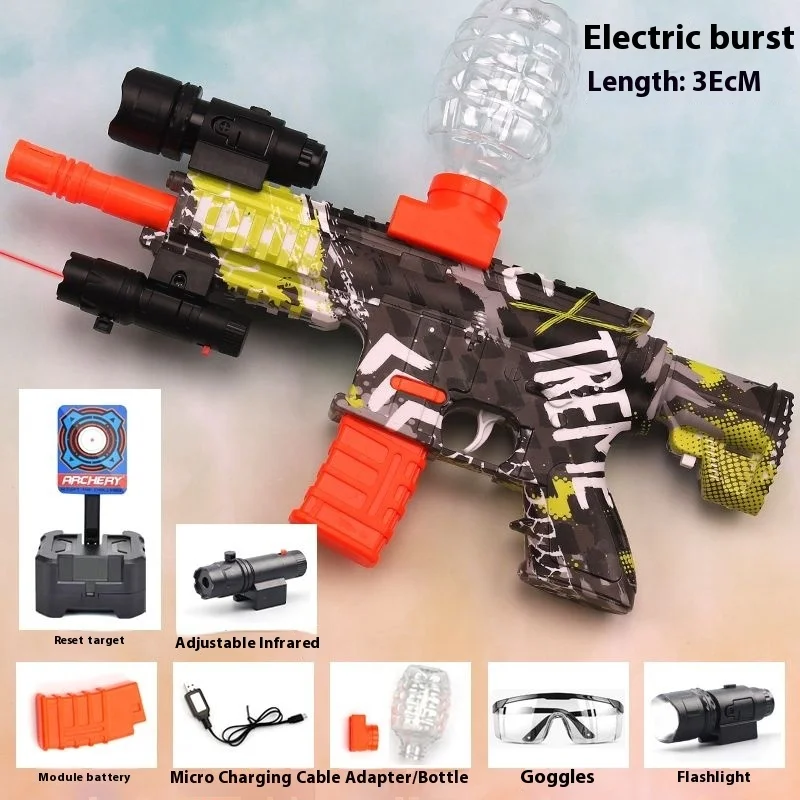 Pistole Elektrische Gel Ball Explosion Spielzeug Ak47 Manuelle/Automatische Umweltfreundliche Splatter Ball Blaster Weihnachten Und Neujahr Geschenke