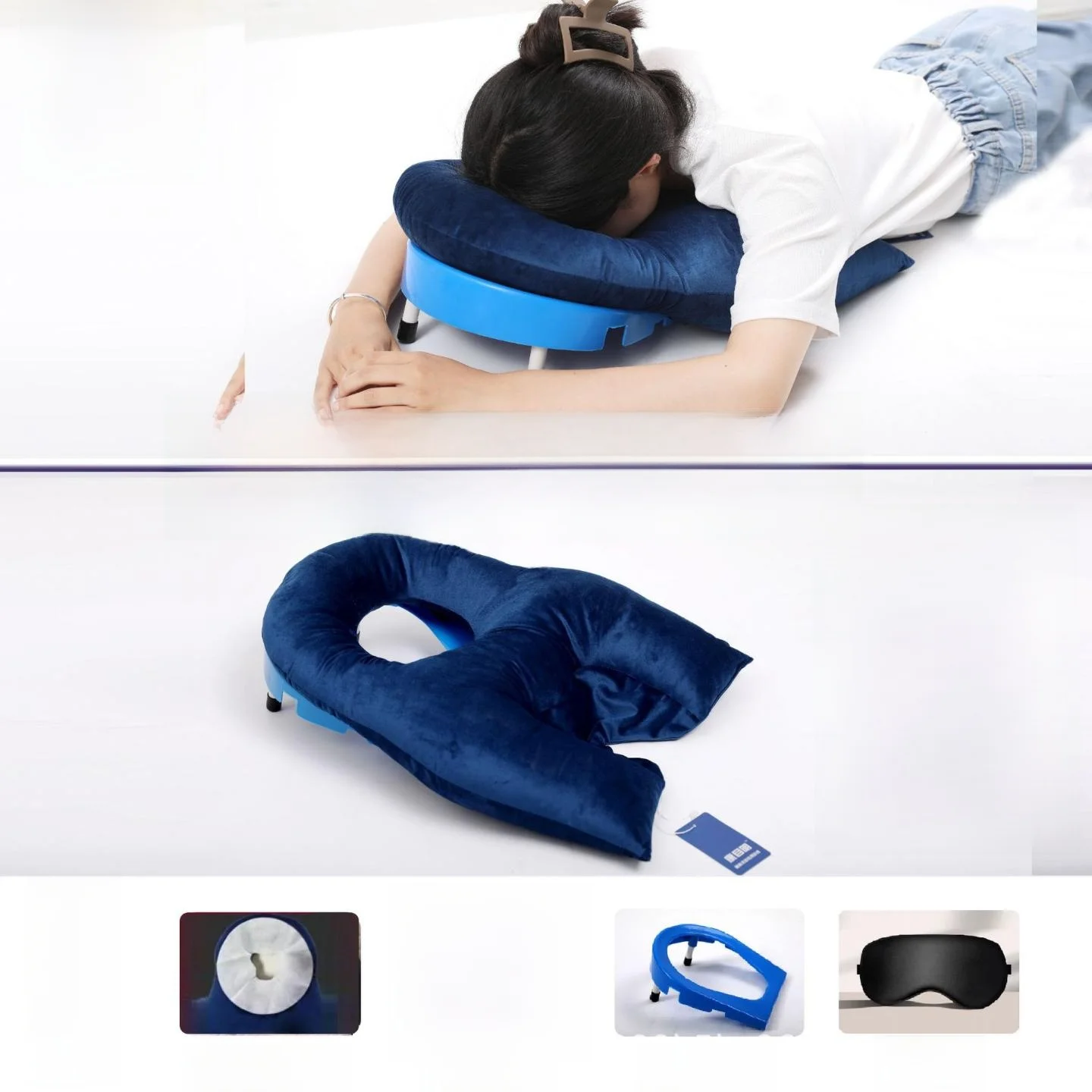 

Подушка для массажа глаз после операции, подушка для лица лежа на животе, массажер для снятия напряжения с плеч, средство для восстановления после операции на глазах