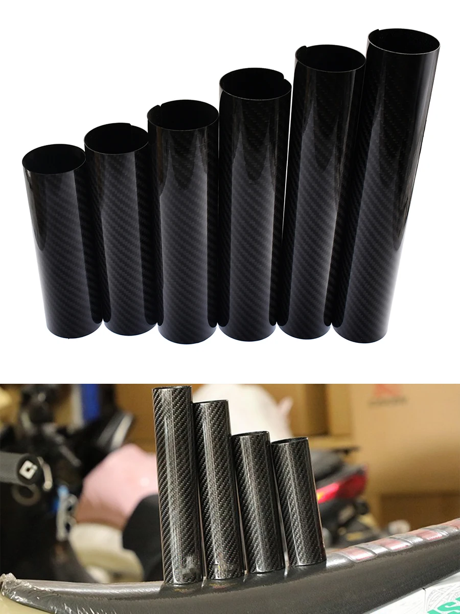 AliExpress XCMT Universal Carbon Fiber Fork Wrap Protector Covers For Yamaha YZ WR KTM EXC 250 300 Honda Kawasaki Z900 Suzuki Dirt Bike