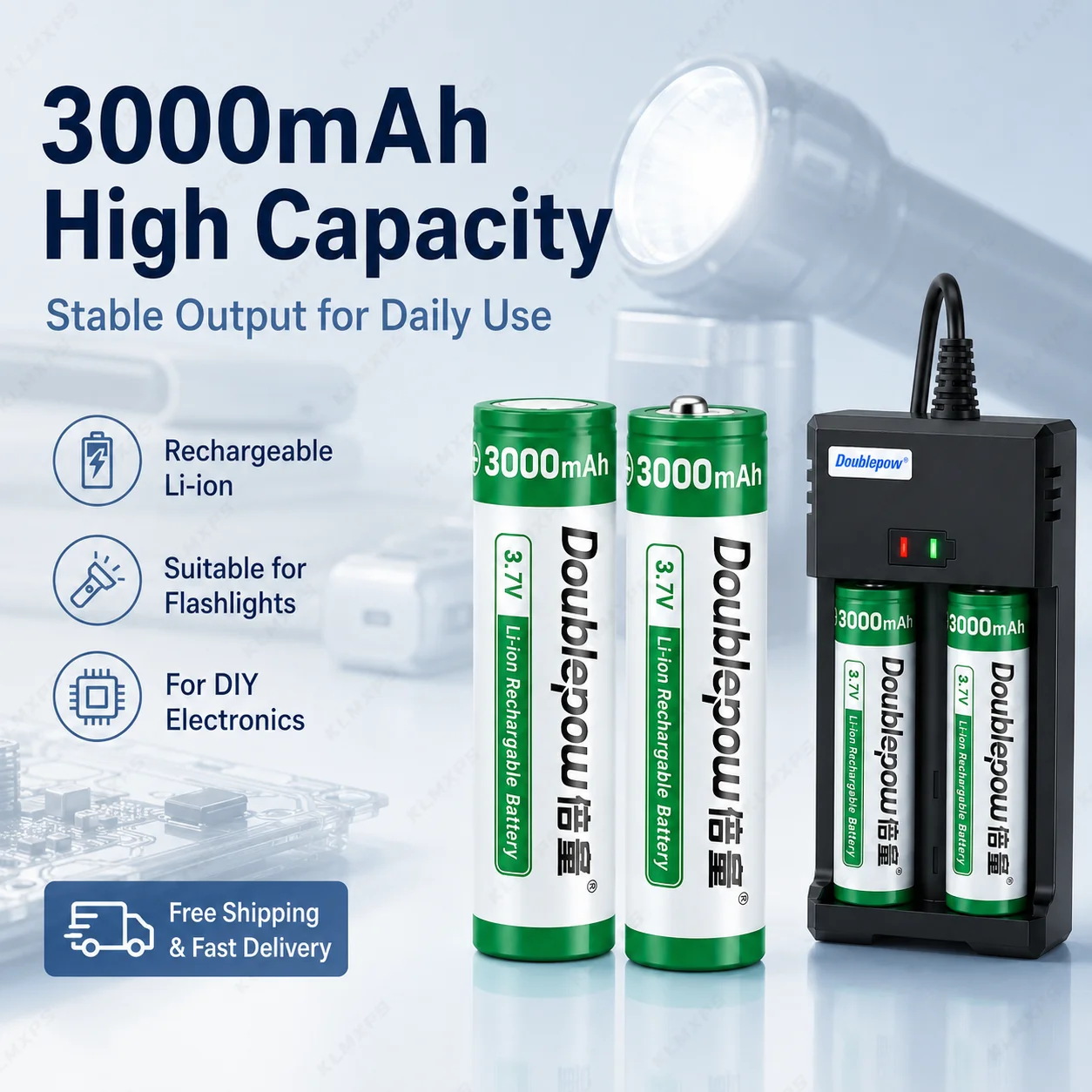 High Capacity 18650 3.7V 3000m - Vape Battery 18650 review and price