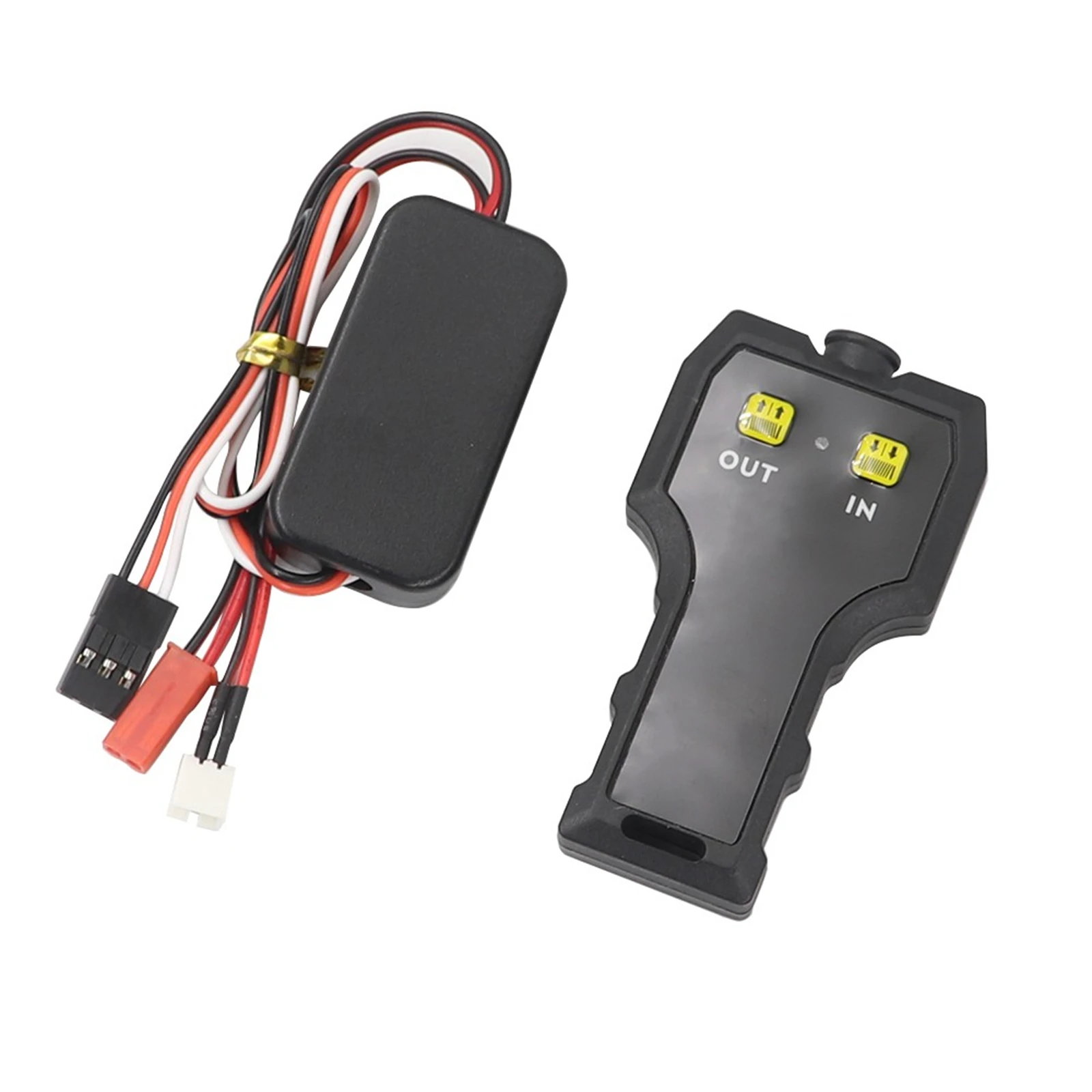 

Металлическая автоматическая лебедка, беспроводной пульт дистанционного управления для 1/10 RC гусеничного автомобиля, осевой SCX10 90046 TRX-4, обновленные детали Redcat