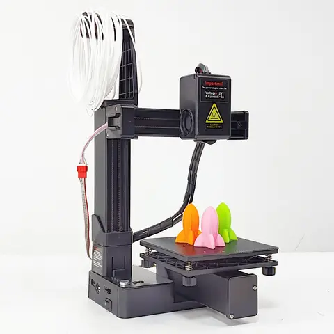 【Flash】Mini EasyThreed 3D Printer Entry Level Compatible with PLA TPU 1.75mm Filament include Power Adaptor Kids Gift