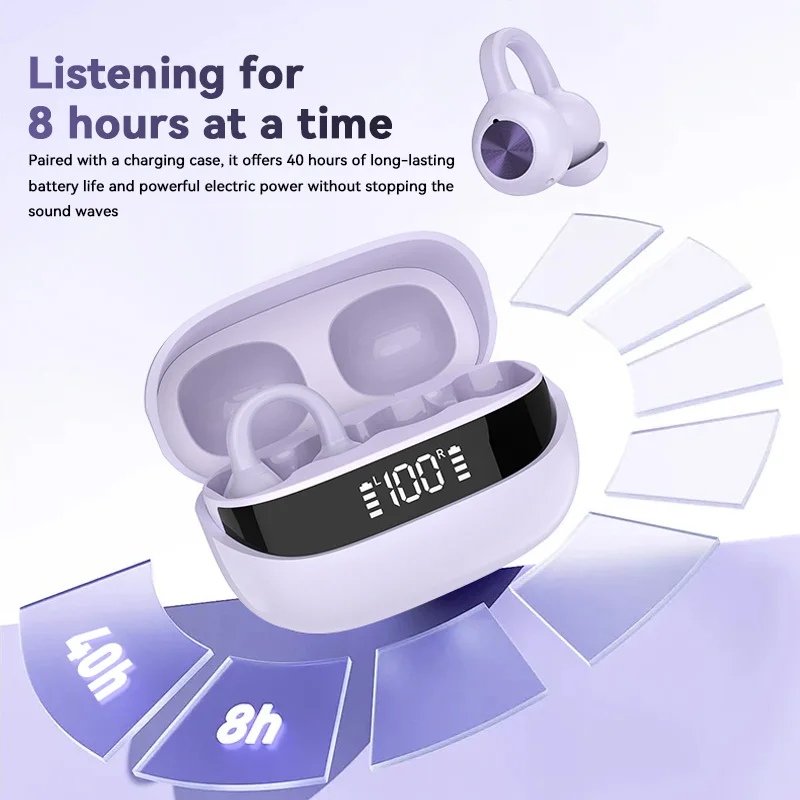 

wireless Bluetooth 5.4 headphones - stereo sound effect - comfortable for long periods of wear without discomfo