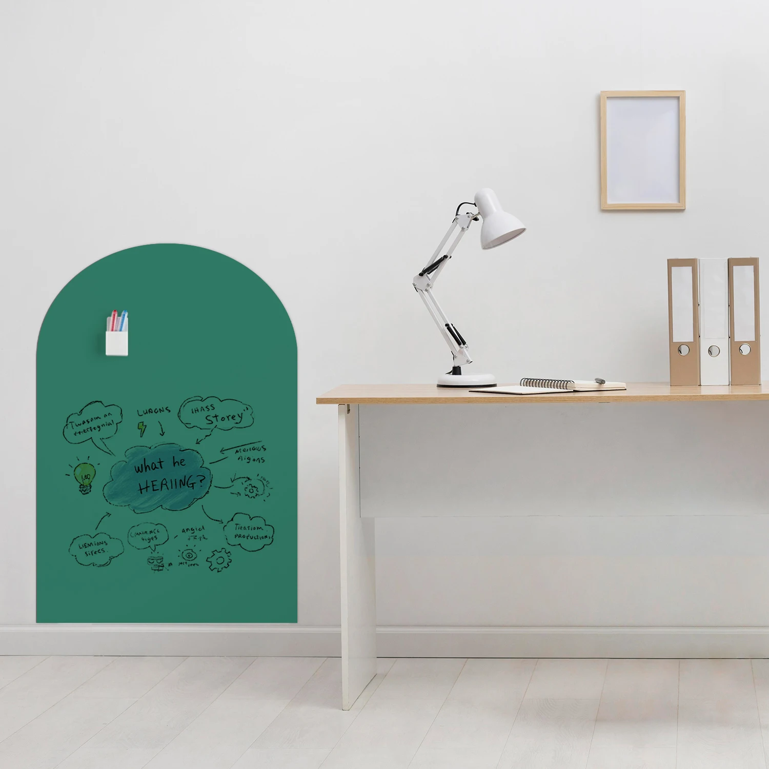 Gewölbte, selbstklebende magnetische Wandaufkleber sind einfach zu installieren und zu reinigen für die Heimdekoration und Graffiti-Aufkleber für Kinderzimmer