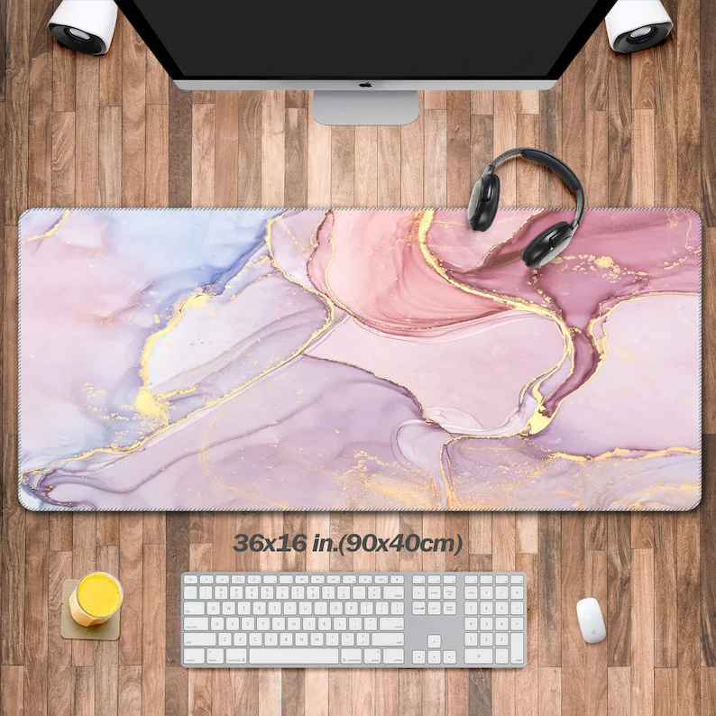 

Extended,Soft,Extra Large,Gaming Mouse Pad,Waterproof Desktop Mouse Pad,Mouse Pad with Non-Slip Rubber Base and Stitched Edges