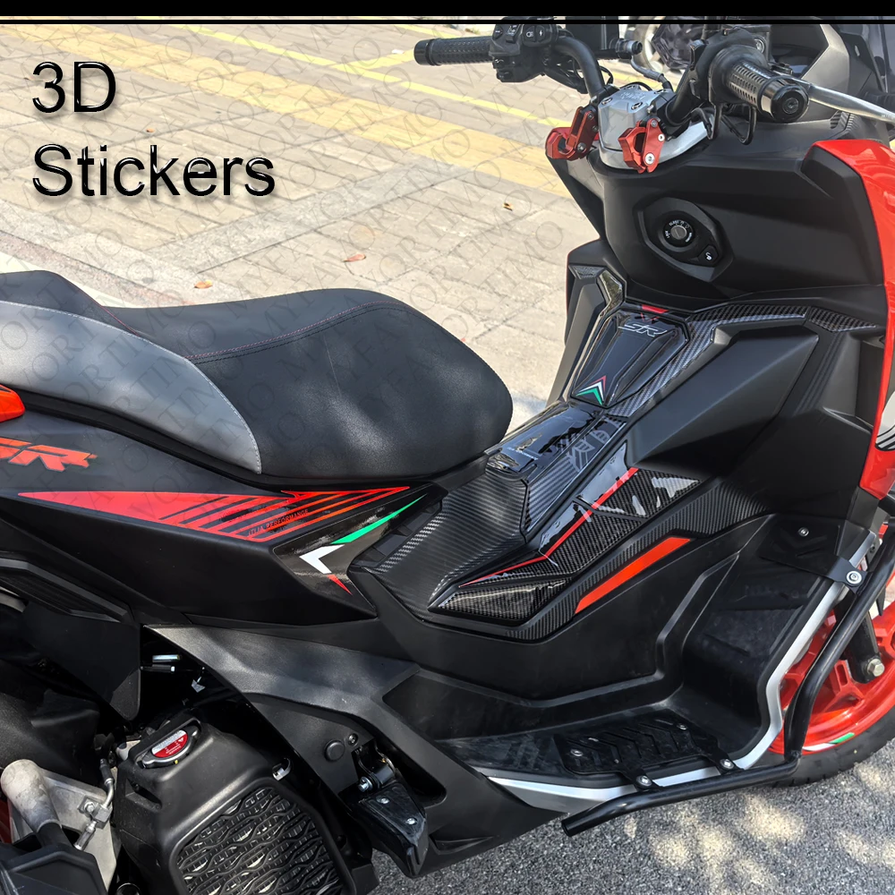 For SR GT 125 200 Sport Replica Body Protector Fairing Shell Fender Accessories Parts Motorcycle 3D Stickers Decals