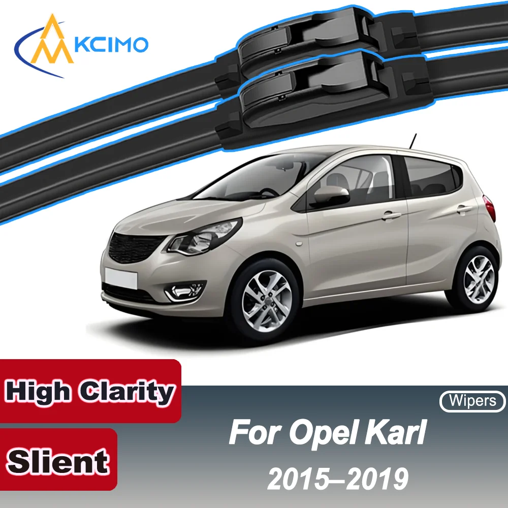 

2PCS HD Car Windscreen Wipers for Opel Karl 2015-2019 Vauxhall Viva (UK) Front Windshield Auto Wipers Blade Accessories 2019