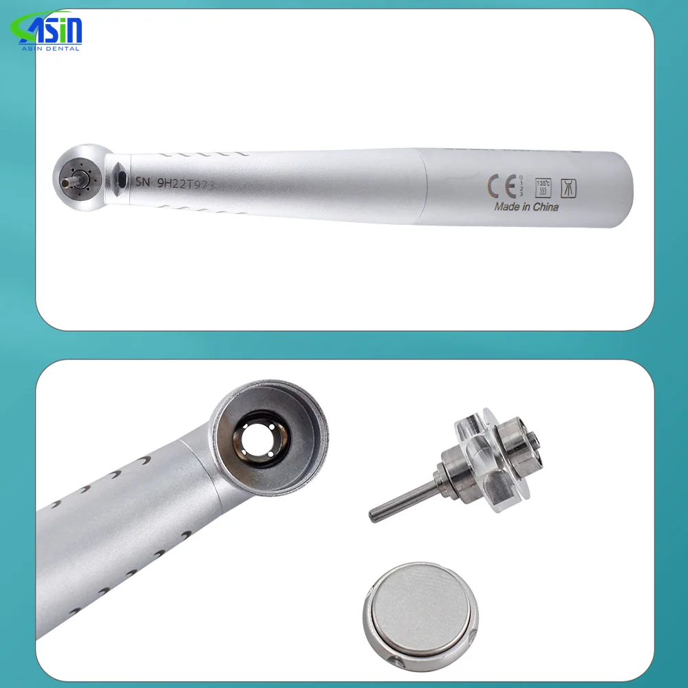 Dental LED 25000 LUX M9000L High Speed Air turbine Handpiece Fiber Optical Led Big Strength Dentistry Tools For KAVO coupler