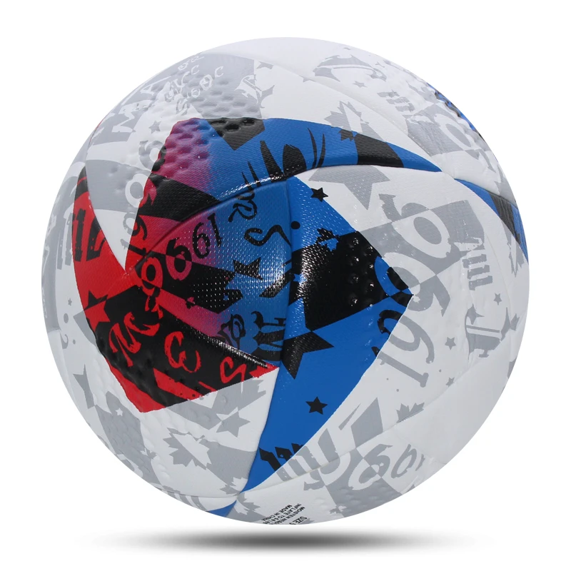 Palloni da calcio Formato professionale 5 PU Senza cuciture Resistente all'usura Allenamento Calcio Uomo Sport all'aria aperta Lega Pallone da calcio