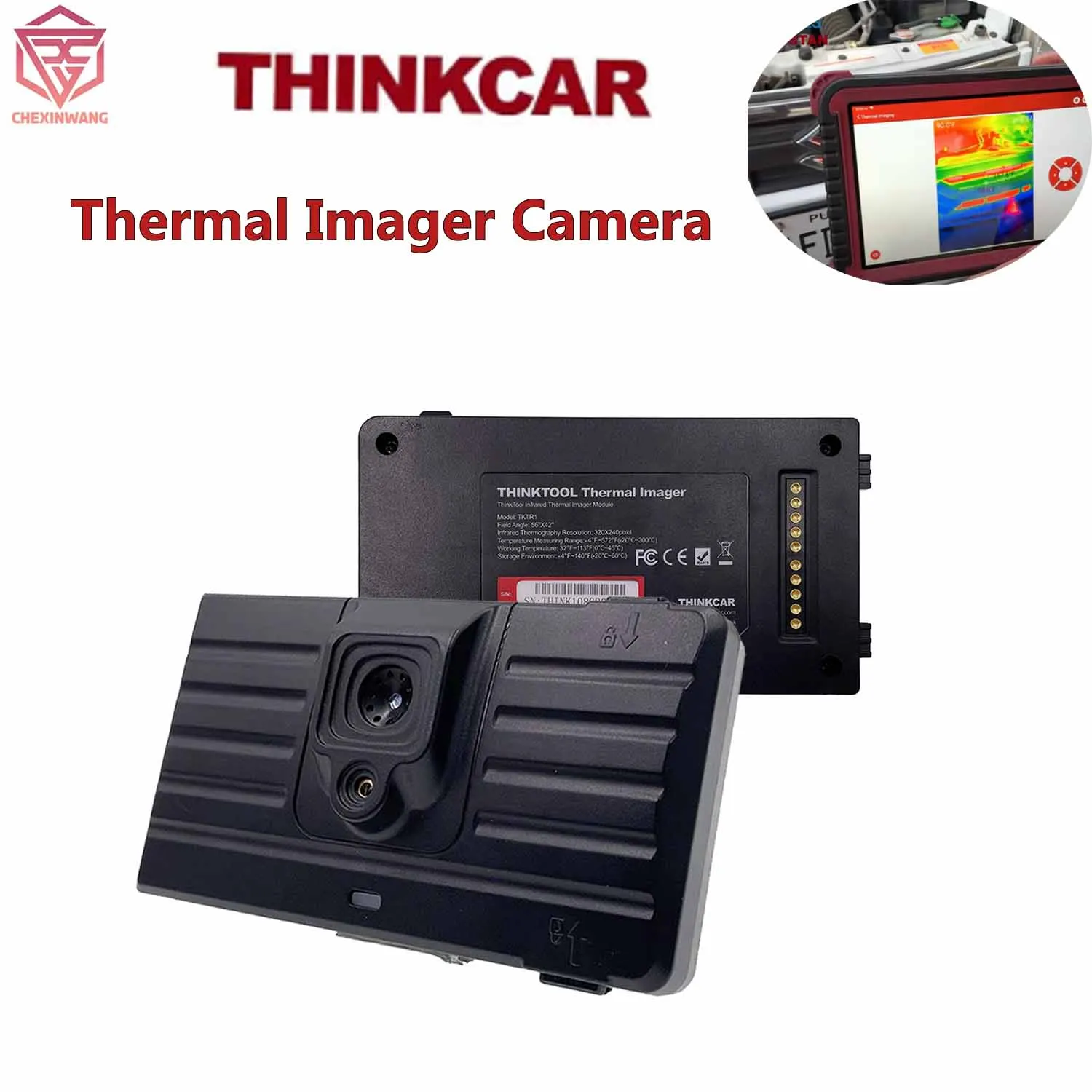 THINKCAR THINKTOOL OBD Thermal Imager Camera Accessory OBD2 Scanner Tool Attachment Automotive Diagnostic Equipment for Master