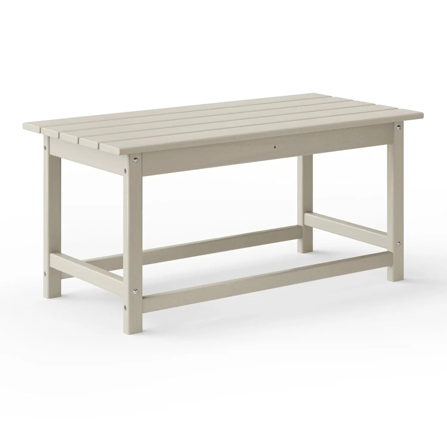 Outdoor Poly Lumber Coffee Table, 35.25