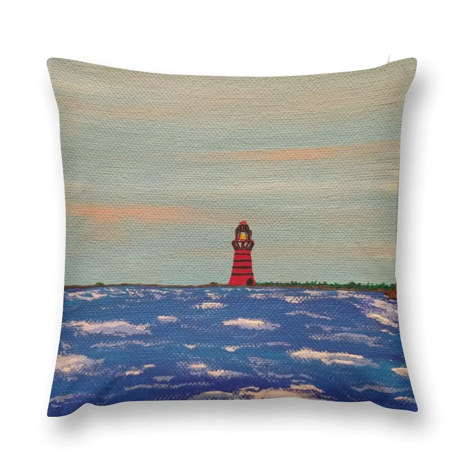 Lighthouse by the Sea Throw Pillow Cushions Cover ornamental pillows for living room Pillow Cover Sofa Cover pillow