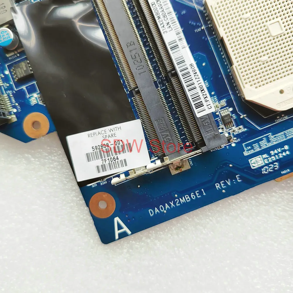 592808-001 For HP CQ42 CQ62 CQ62-215DX CQ62-225NR CQ62-238DX CQ62-220US NOTEBOOK DA0AX2MB6E0 DA0AX2MB6E1 Laptop Motherboard
