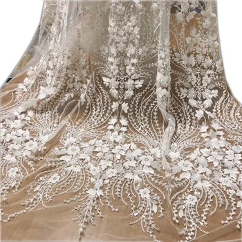 Nowe luksusowe zroszony cekiny haftowane suknie ślubne wieczorowa modna spódnica z koronki tkaniny