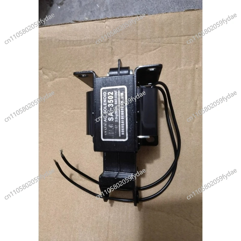Solenoid Valve 220V Pure Copper Wire Traction Electromagnet SA3502 Drain Valve Washing Machine Dry Cleaning Machine Accessories