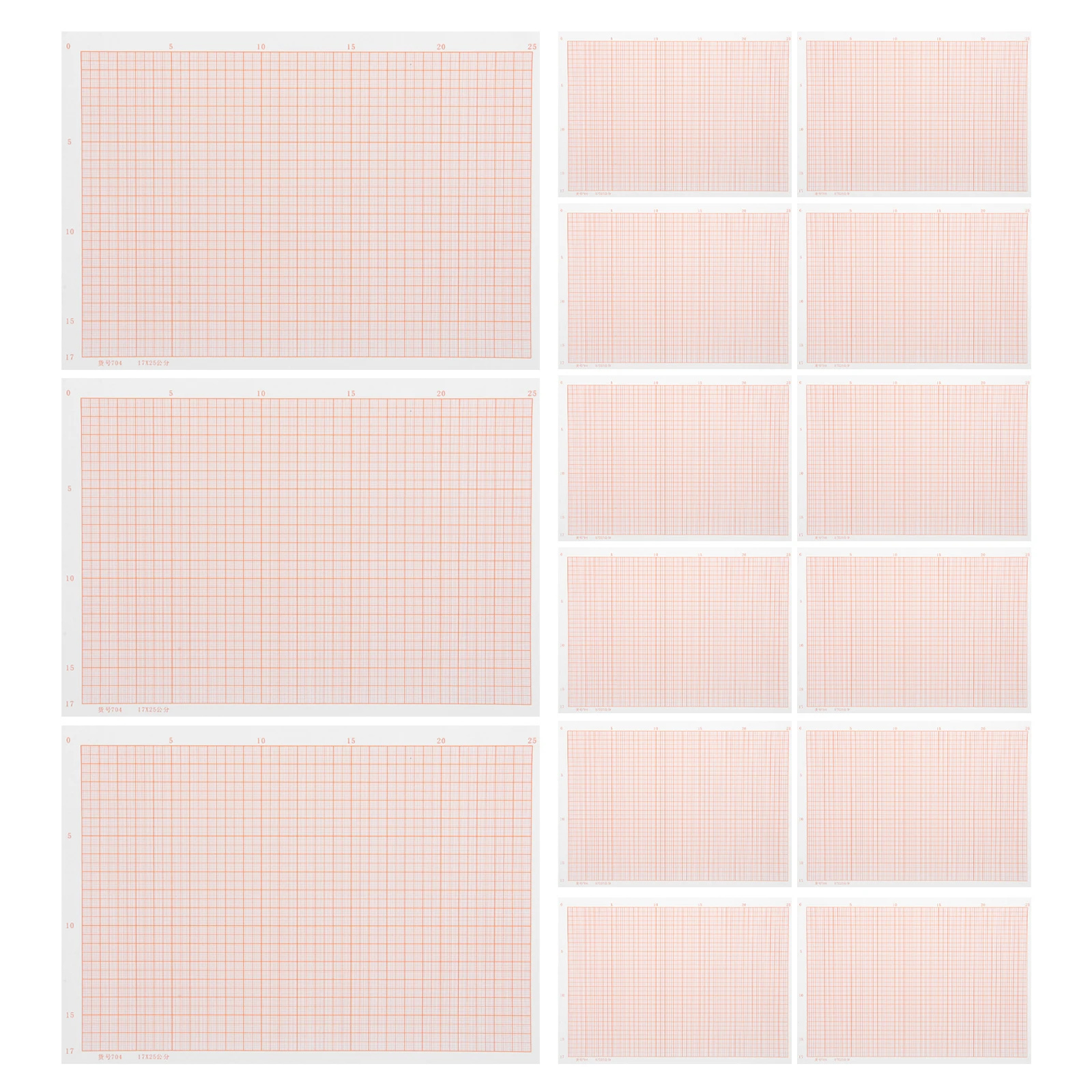 100 folhas de papel grade para arquitetos, desenho de matemática, cálculo de coordenadas, pacote em massa, pintura, coordenadas, grafismo geométrico
