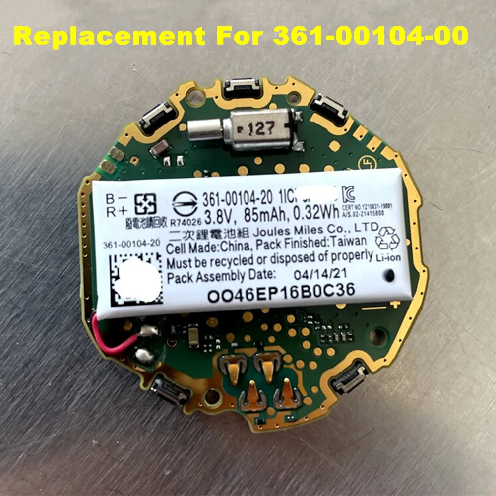 New Original Replacement 361-00104-00 80mAh Smart Watch Battery For Garmin Forerunner 45 / for Garmin Swim 2 Swim 3 Swim2 Swim3