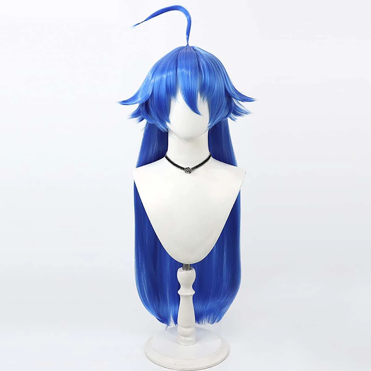 Anime Welcome To Demon School Iruma-kun Suzuki Iruma Transformation Long Blue Wig