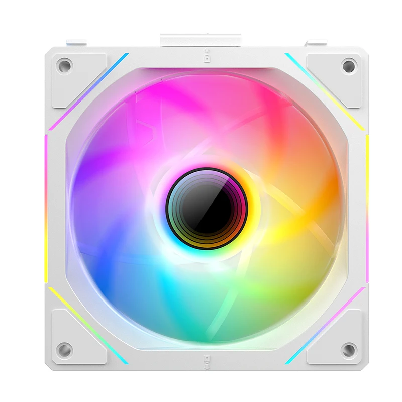 AliExpress Coolcirc TEUCER JM-1 12cm ARGB Mirror Cycle Light Effect Computer Case Fan 4Pin PWM Low Noise PC Cooling Fan for Water Cooling Ventilador