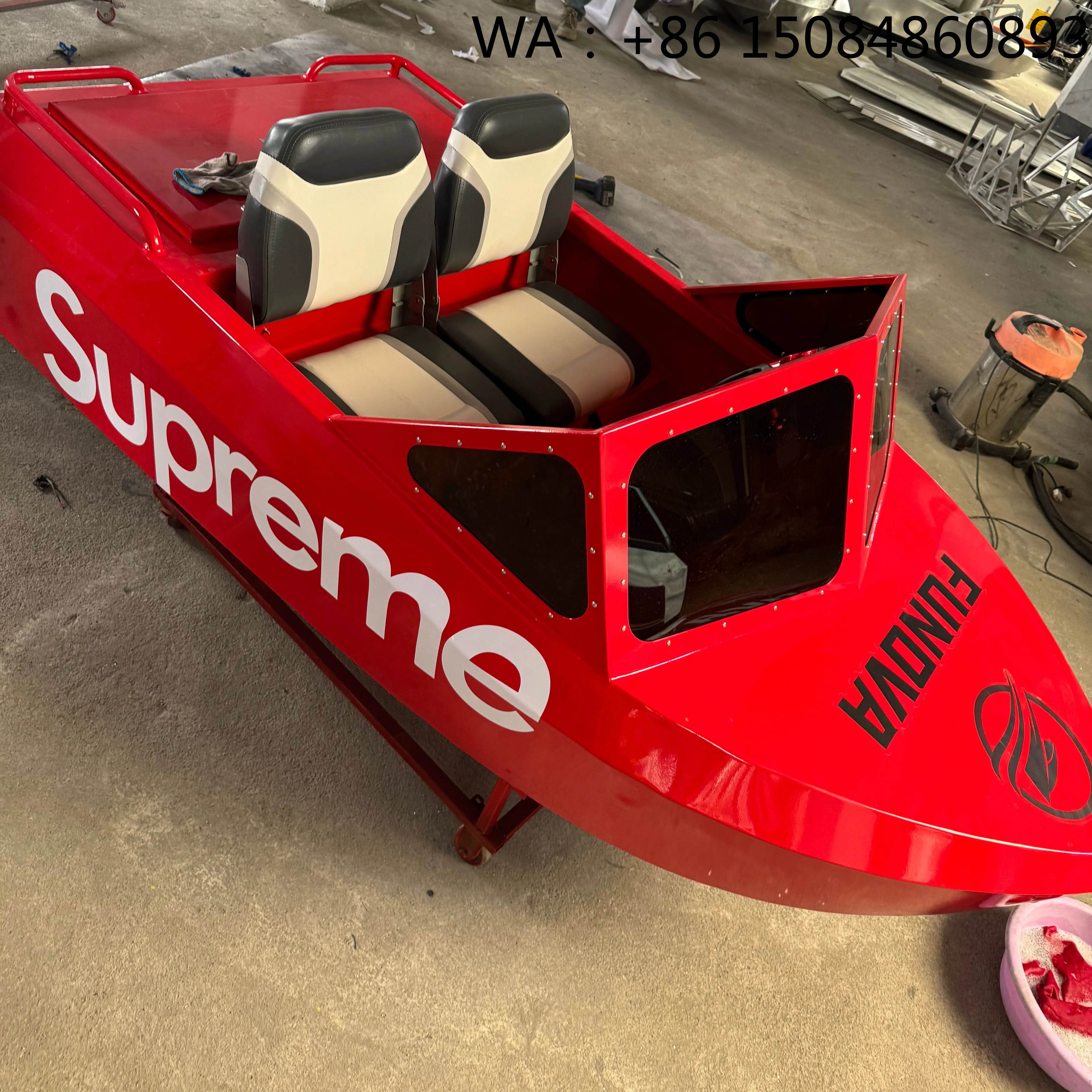 Cost Effective Mini Water Karting Boat, Stable Power Component Budget Choice For Water Sports Hobby Players