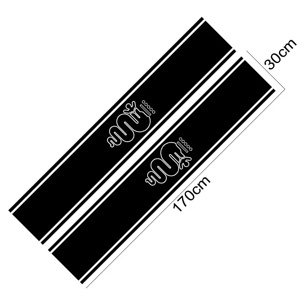 2PCS Car Side Body Stickers Decal For Alfa Romeo Giulia Giulietta 159 156 MITO Stelvio 147 Sportiva Duetto GT Tuning Accessories