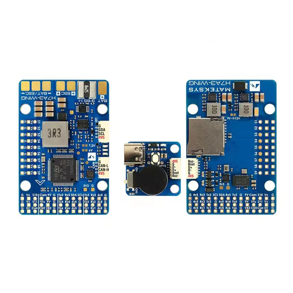 MATEK H7A3-WING Flight Controller 3-8S Built-in OSD MicroSD Datalogging for RC Multirotor Fixed-Wing Drone