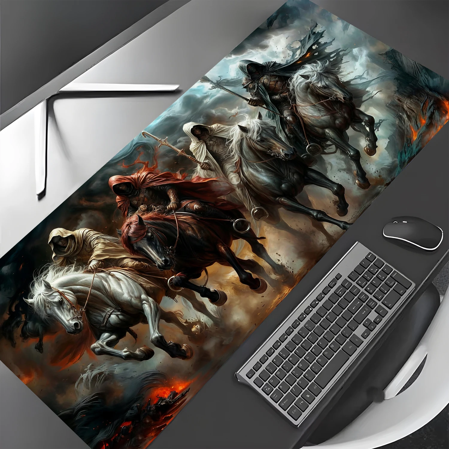 

Super large gaming mats XXL rubber non-slip mouse pad with closed edge craft desk mat suitable for laptop entertainment office