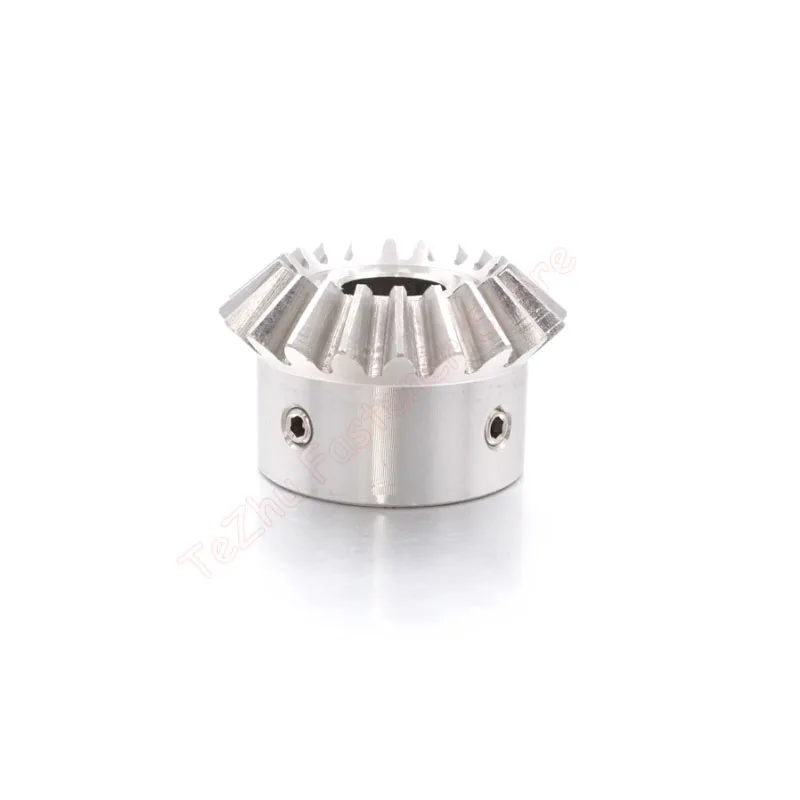 1pcs 20 25 30 Teeth 2M 304 Stainless Steel Bevel Gear 90 Degrees Meshing Angle Speed Ratio 1:1 Steel Bevel Gear Bore 12-30mm