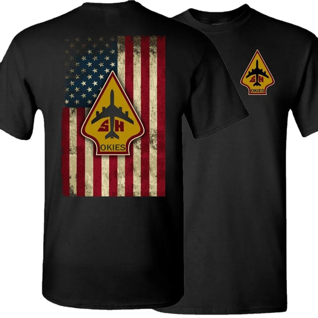 465th Air Refueling Squadron Okies T-shirt. Summer Cotton Short Sleeve O-Neck Mens T Shirt New S-3XL
