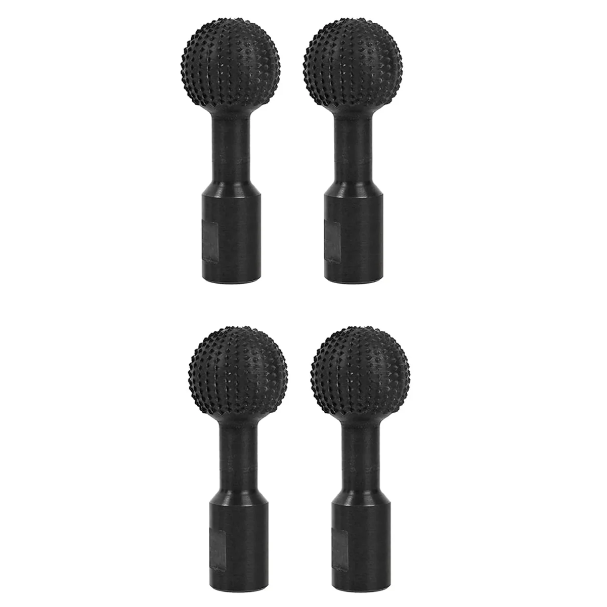 

ABJZ 4 шт. сферические борфрезы с резьбой 5/8-11 для угловой шлифовальной машины 4 1/2 и 5 дюймов, насадки для угловой шлифовальной машины с шариковой строчкой