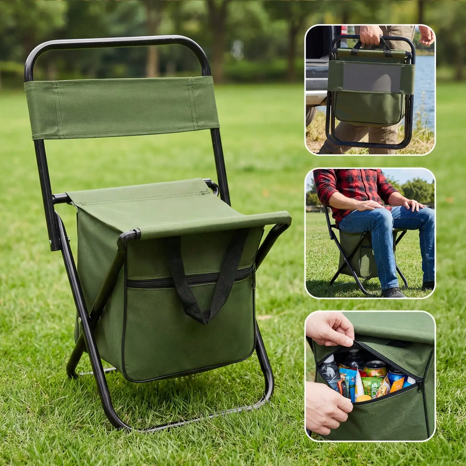 Senmeo 1Pc Portable Dual-Purpo - огляд і ціна Hunting And Fishing Outdoor Chairs