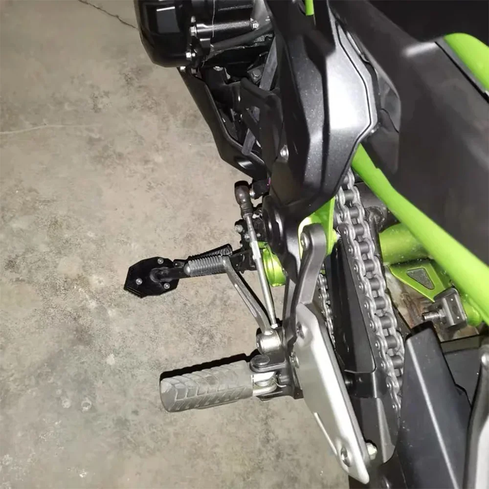 For KAWASAKI VERSYS VERSYS1000 Versys 1000 2015-2021 CNC Motorcycle Accessories Kickstand Side Extension Pad Stand Support Plate