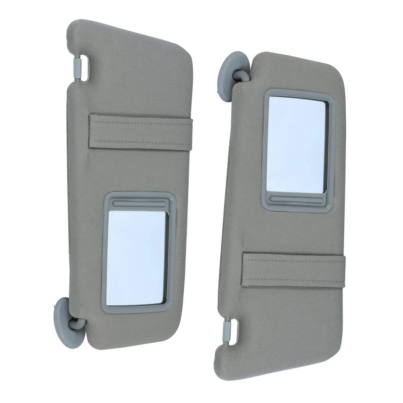 

2x Car Sun Visor 74320-06780-b0 Left Right without Sunroof Gray Direct Replaces