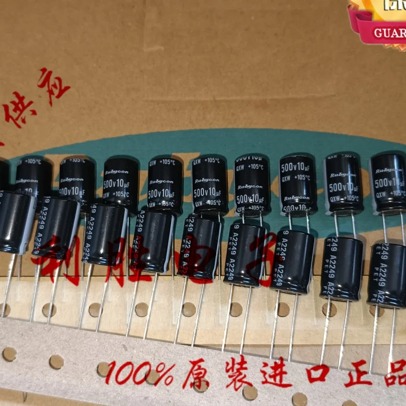 

10PCS 10UF 500V electrolytic capacitor 500V 10UF 105 degrees