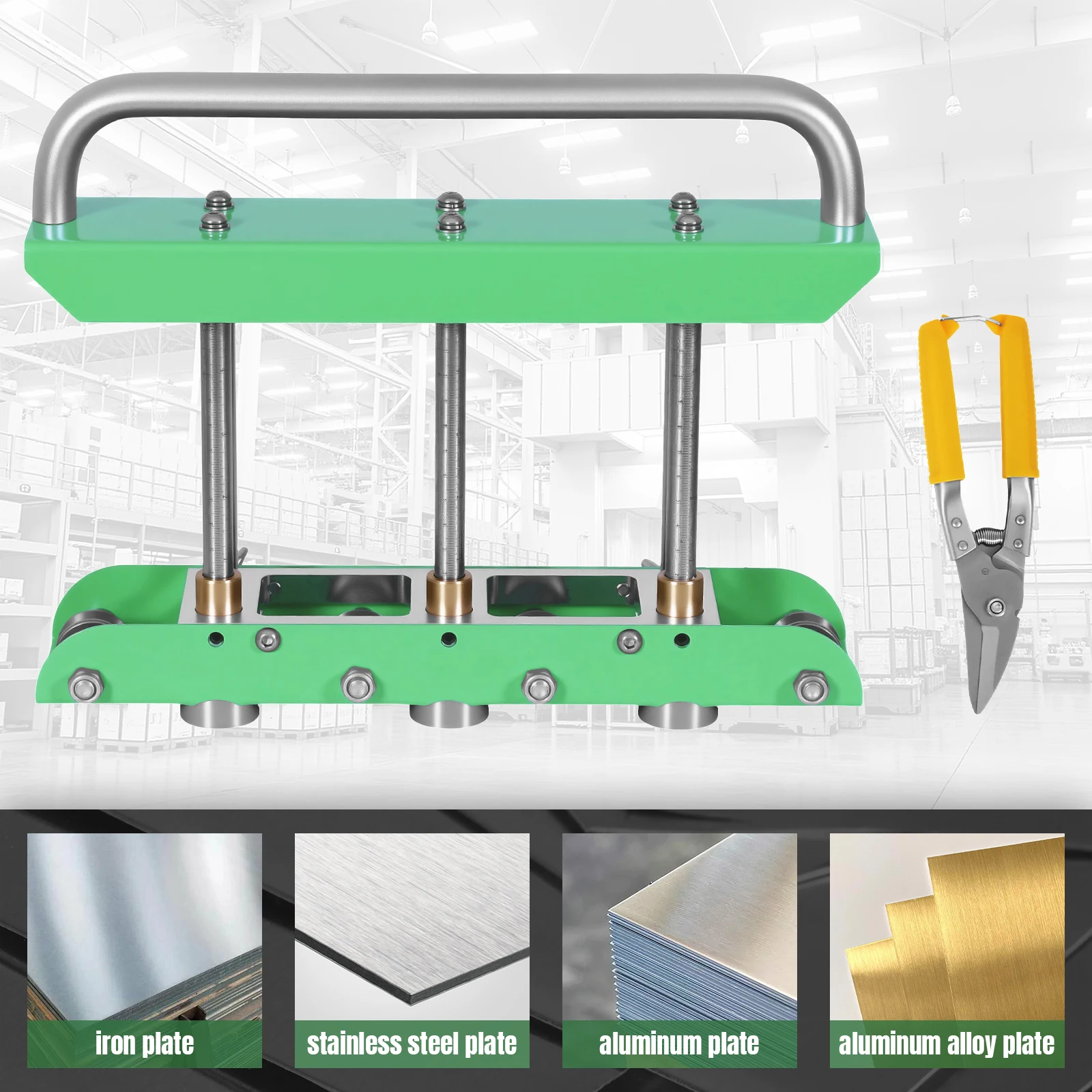 

Sheet Metal Bending Machine 0-90 Bending Angle Handheld Metal Bender Wear Resist For Rain Diverter & Making Folding Edges