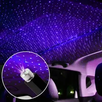 Car Roof Star USB Light LED Starry Laser Atmosphere Ambient Projector Auto Decoration Night Light Home Decor Galaxy Lights