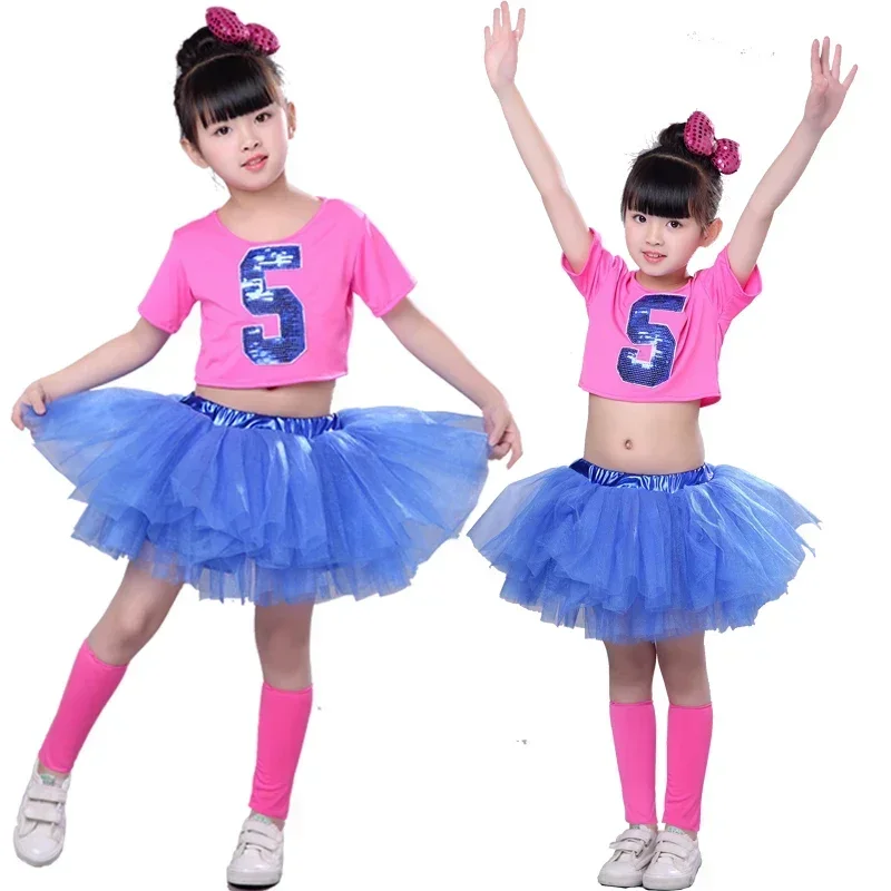 

Girl Jazz Dance For Girls Ballet Dress For Children Girl Dance Stage Clothing Kids Performance Girl Hip Hop Jazz Costumes