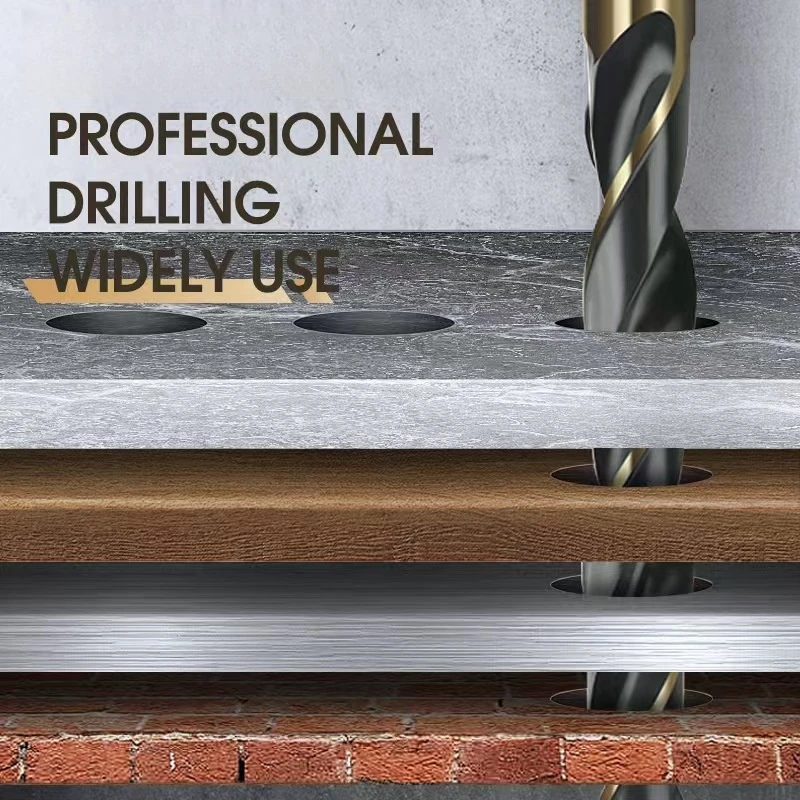 3.0-13.5mm Twist Drill Bit Set HSS 6542 Gun Drill Bit For Wood/Metal Hole Cutter Power Tools