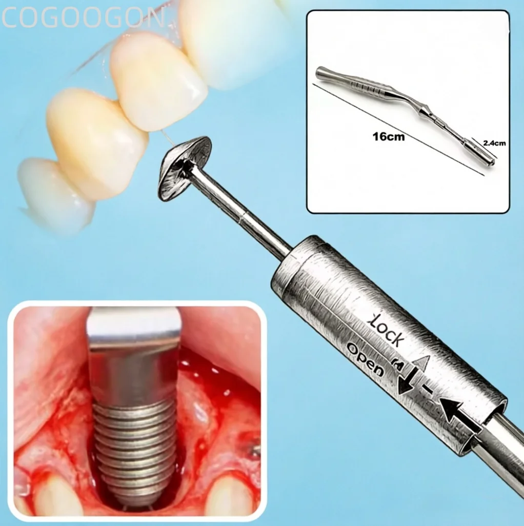Image of Autoklavierbares Edelstahl-Implantat-Knochenschaber- und -Scaler-Set für Chirurgische Dekübitur und Zahnreinigung